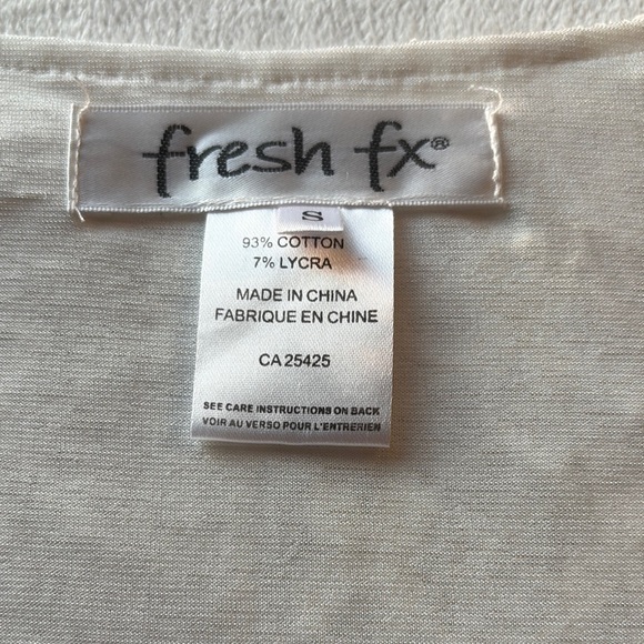 Fresh FX White Cotton Blend Tunic Top - Picture 2 of 7